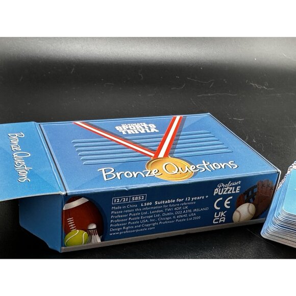 Ultimate Sports Trivia Game 50 Cards Made By Professor Puzzle New Open Box NOB - Picture 7 of 8